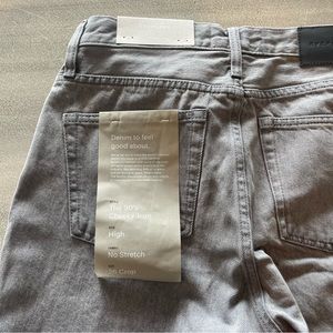 Everlane 90s Cheeky Jean high rise grey sz 26